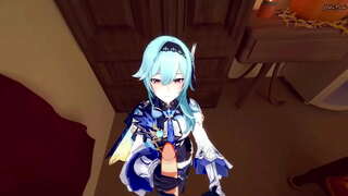 POV מזוין Eula doggystyle וממלאים אותה בהצטיינות.