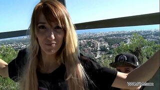 ���र्को redhead milf लगभग drilled उनको गधा मा सार्वजनिक