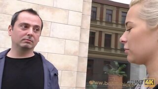 HUNT4K. බබා ලෙඩ පෙම්වතා හා කිරීමට තීරණය සමග ලිංගික ආගන්තුක